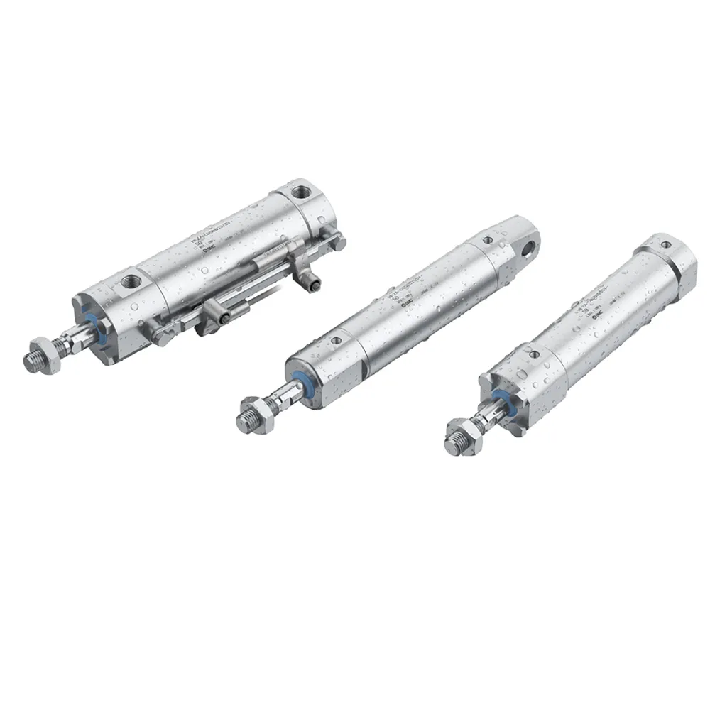 Xi lanh thép không gỉ / Loại đệm khí không cần điều chỉnh HF2A-CG5